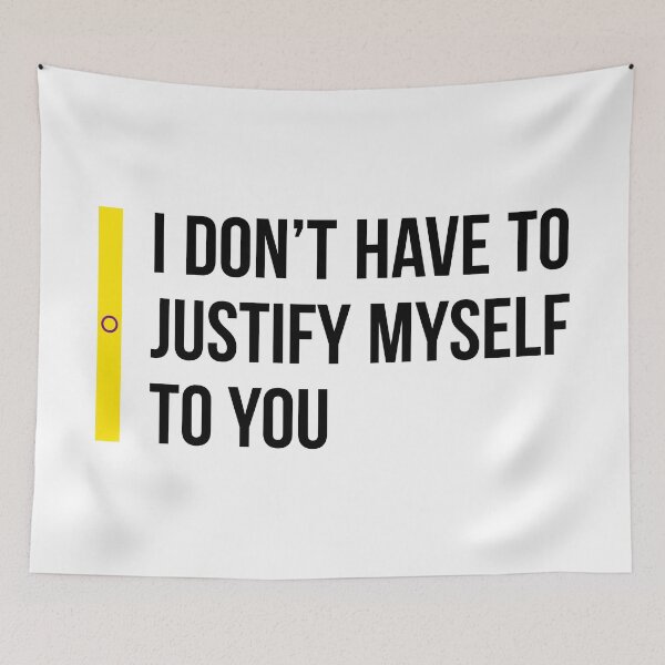 Item preview, Intersex: I Don't Have to Justify Myself to You designed and sold by ResonantColors.