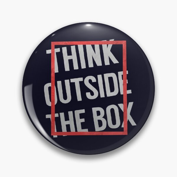 Item preview, Think Outside the Box typography designed and sold by RAWWR.
