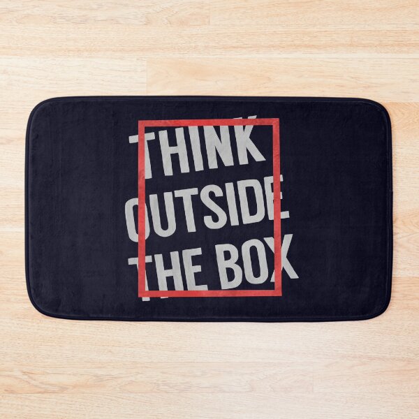 Item preview, Think Outside the Box typography designed and sold by RAWWR.