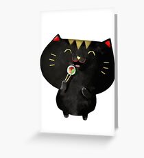 Sushi Cat Greeting Card