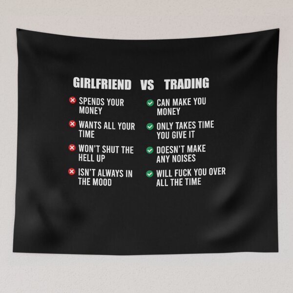 Item preview, Girlfriend vs. Trading designed and sold by tonstan.
