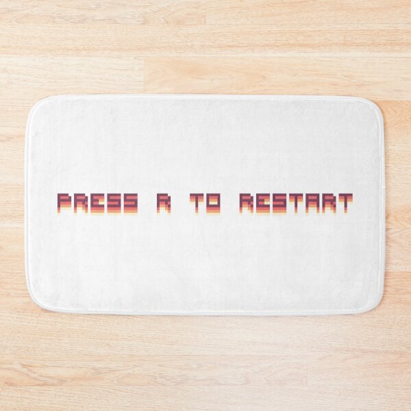 Item preview, Press R To Restart Pixel Art designed and sold by Gavirlas.