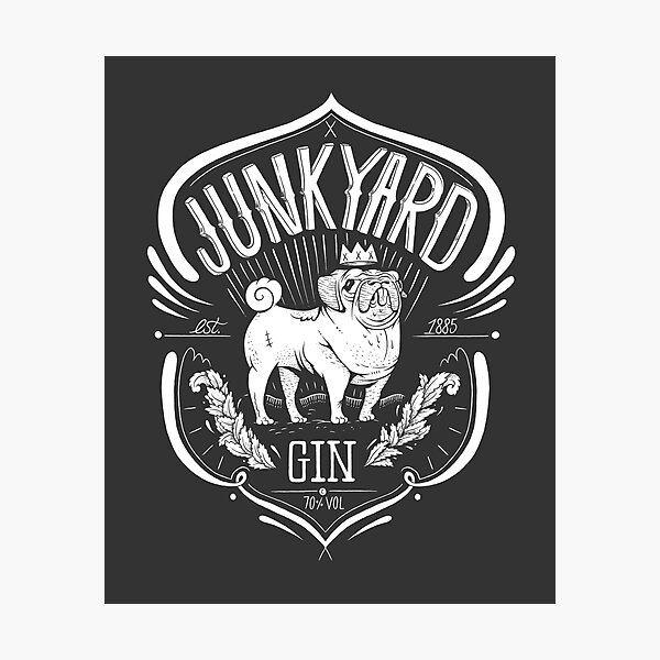 Junkyard Gin Photographic Print