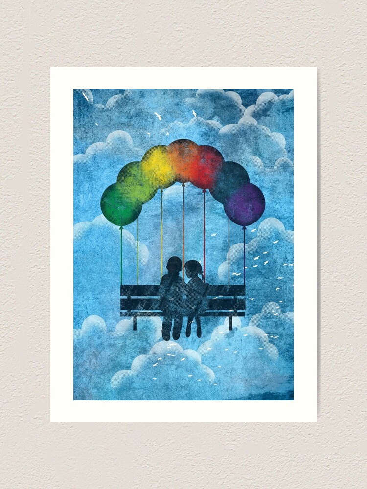 Alternate view of Under The Rainbow Art Print