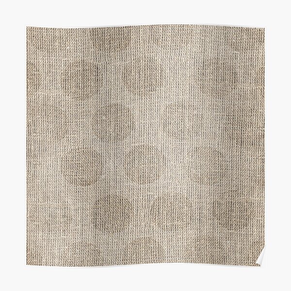 Poka dot burlap (Hessian series 2 of 3) Poster