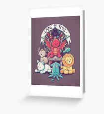 Game Of Toys Greeting Card