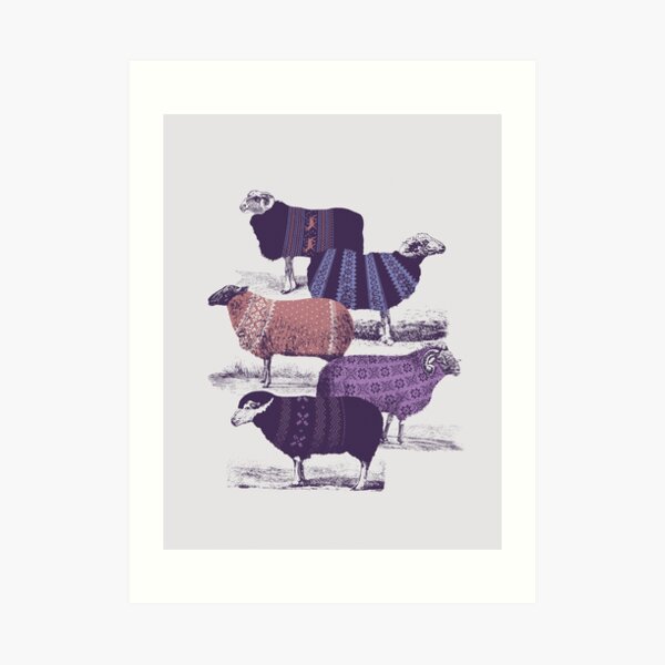 Cool Sweaters Art Print