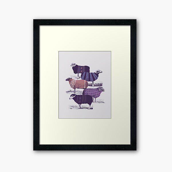 Cool Sweaters Framed Art Print