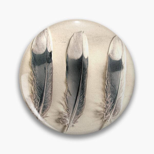 Item preview, Dove Feathers Still Life Modern Cottage Modern Country Art A129 designed and sold by byNicol.