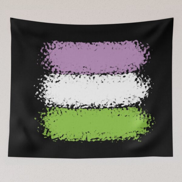 Item preview, Non binary flag - crayon designed and sold by Ranp.