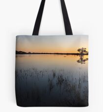 Dawn on the Cooper Creek, Outback South Australia Tote Bag