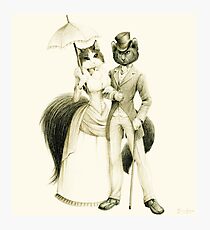 Victorian Cat Series 01 Photographic Print