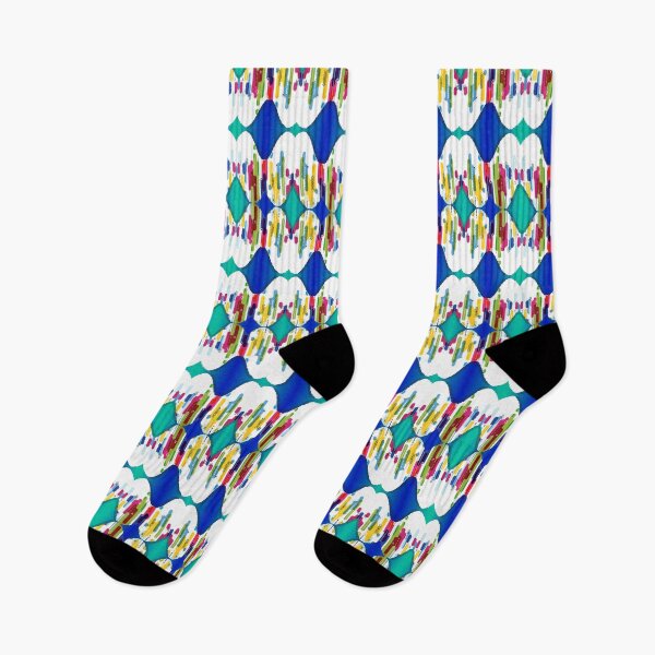 Item preview, SHADES OF BLUE AND A HINT OF OTHER COLORS,colorful abstraction designed and sold by Adri Barnard.