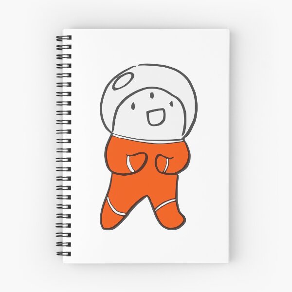 Item preview, Delighted Orange Alien designed and sold by MissFiatLux.