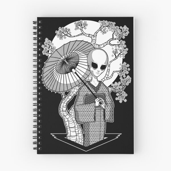 Item preview, The alien Geisha - Black version designed and sold by ToleStyle.