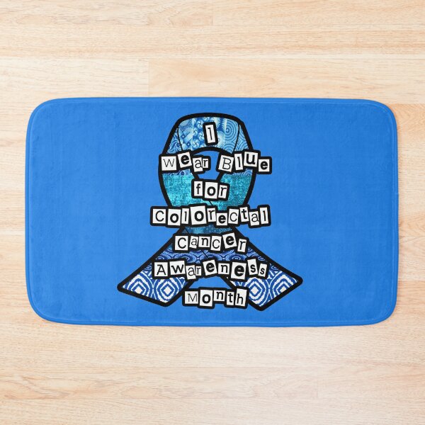 Item preview, I wear blue for colorectal cancer awareness month designed and sold by artbyomega.