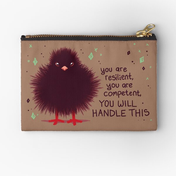 Item preview, "YOU WILL HANDLE THIS" Baby Crow Fuzzbutt designed and sold by thelatestkate.