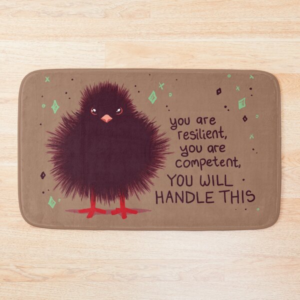 Item preview, "YOU WILL HANDLE THIS" Baby Crow Fuzzbutt designed and sold by thelatestkate.
