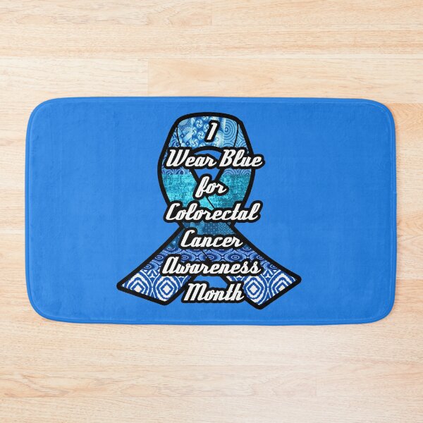 Item preview, Copy of I wear blue for colorectal cancer awareness month designed and sold by artbyomega.