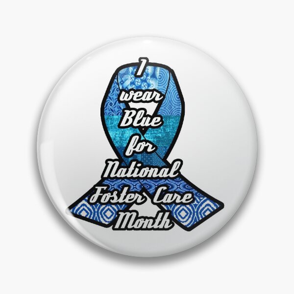Item preview,  I wear blue for National Foster Care Awareness Month  designed and sold by artbyomega.