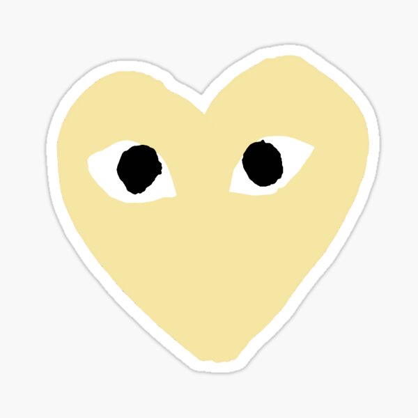 Heart With Eyes Stickers | Redbubble