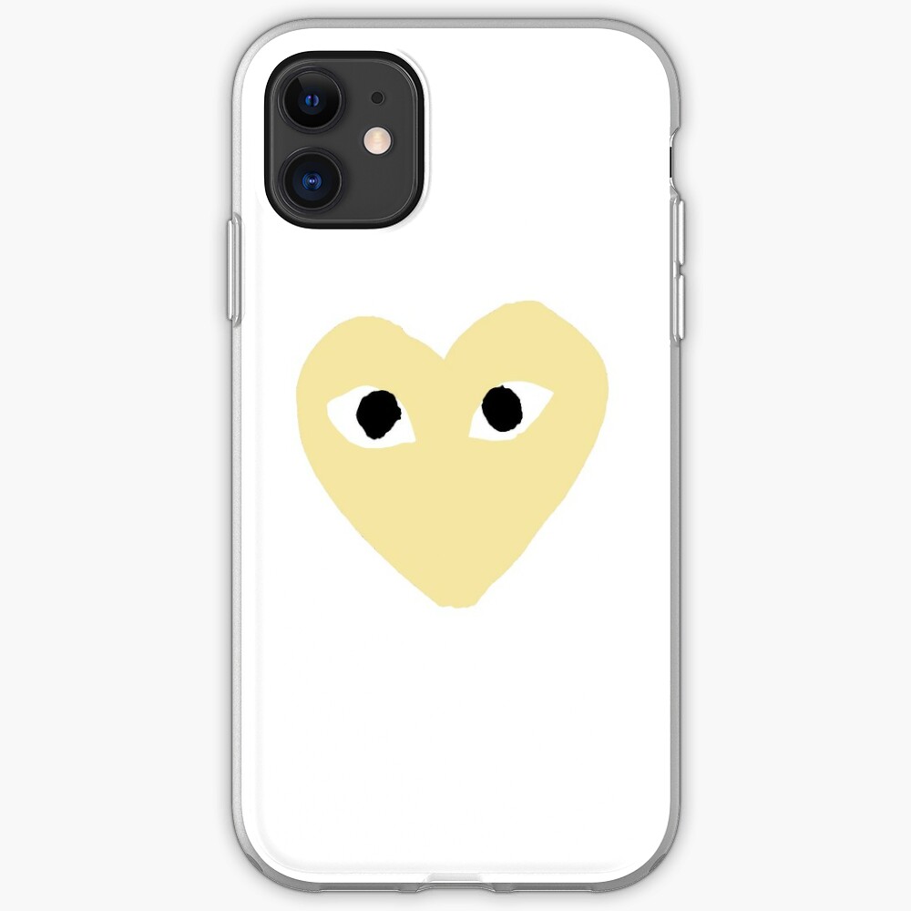 cdg yellow heart