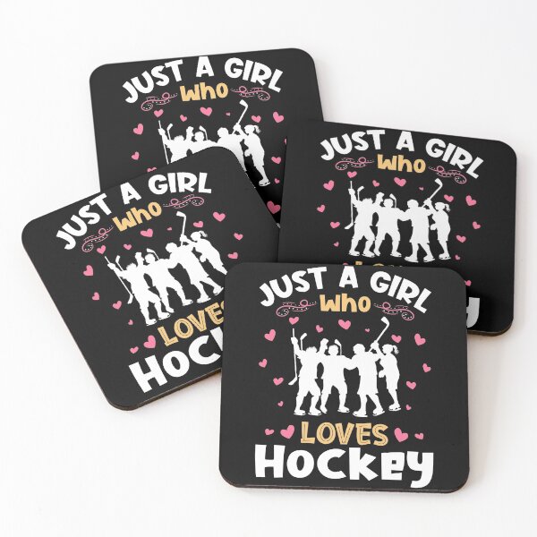 Item preview, Just a Girl who Loves Hockey Gift designed and sold by Hananiah Merch.