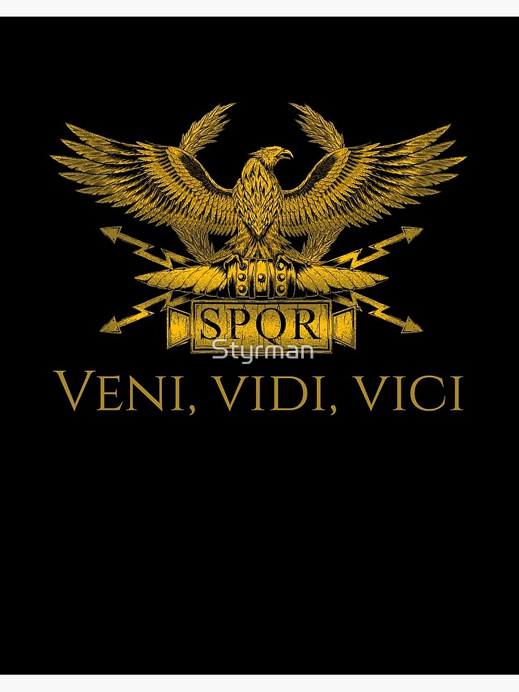 VENI VIDI VICI ROMAN EMPIRE | Art Board Print