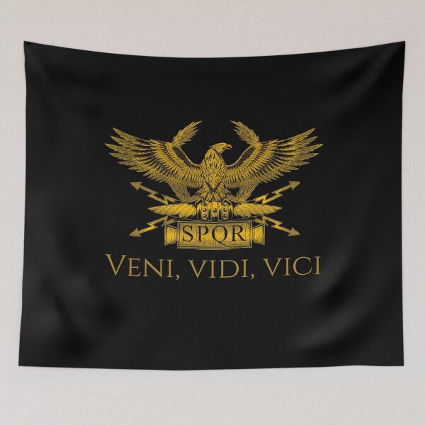 Item preview, Roman Legionary Aquila - Gaius Julius Caesar Quote Veni Vidi Vici designed and sold by Styrman.