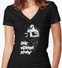 Carol Women's Fitted V-Neck T-Shirt