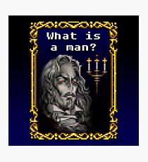 What is a man? Photographic Print