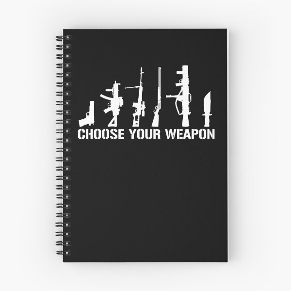 Item preview, Choose Your Weapon Military Firepower Rifle Gun Rights Gear designed and sold by DynamicDesign.