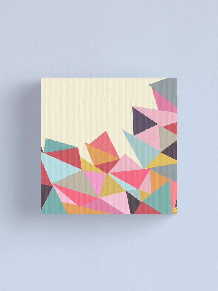 "Triangles" Canvas Print for Sale by KMyles Redbubble