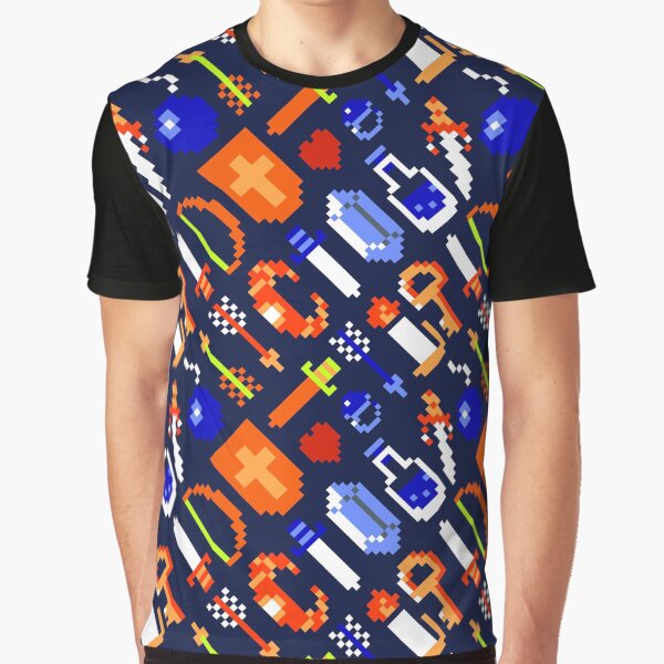 The Legend of Z video game nostalgia | DBL17R-TLOZ Graphic T-Shirt