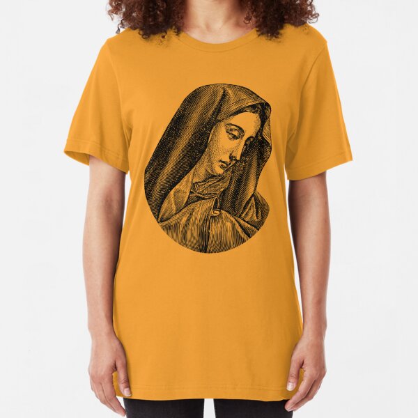 virgin mary graphic tee