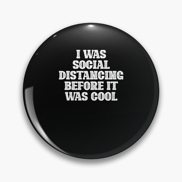 Item preview, I Was Social Distancing Before It Was Cool Shirt Introvert T-Shirt designed and sold by thehafdesigner.