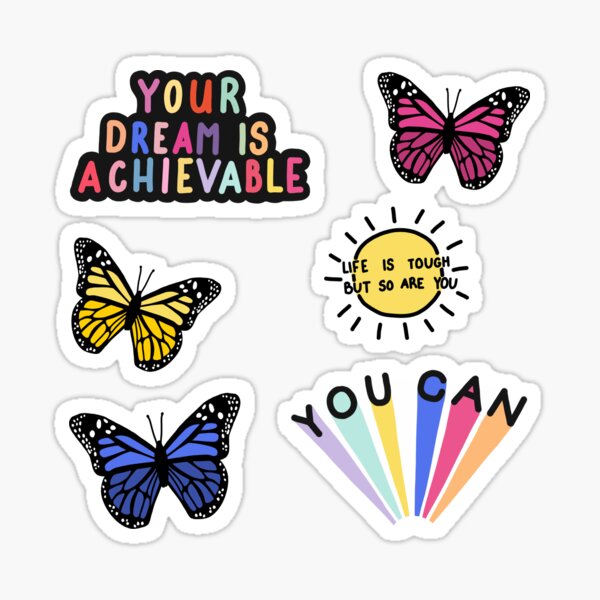 Artikel-Vorschau von Trendy Sticker Pack: Ja, das kannst du!, designt und verkauft von abbyconnellyy.