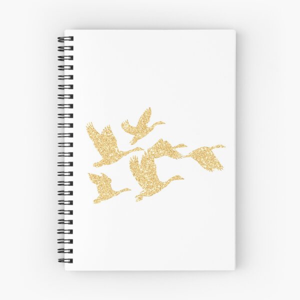 Item preview, Glitter effect birds flying geese flock designed and sold by TheElkWillow.