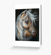 Unique painted horse Grußkarte