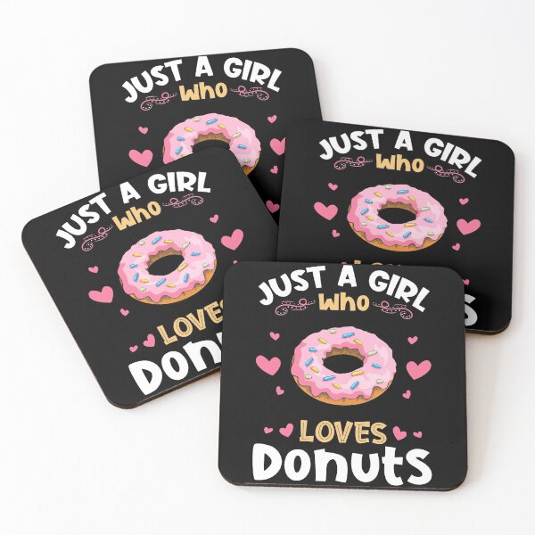 Item preview, Just a Girl who Loves Donuts Gift designed and sold by Hananiah Merch.