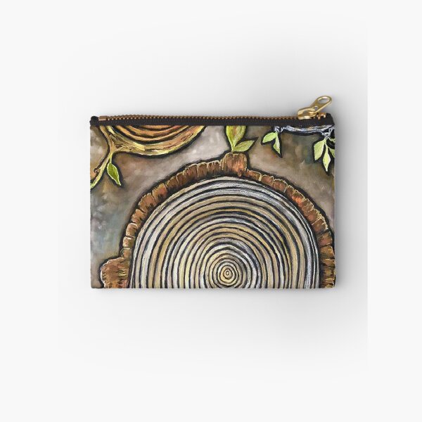 Item preview, Three Ringed Forest / Nature / Tree Ring Art / Sprouts / Plants / Tree Hugger / Tree love designed and sold by artenvironments.