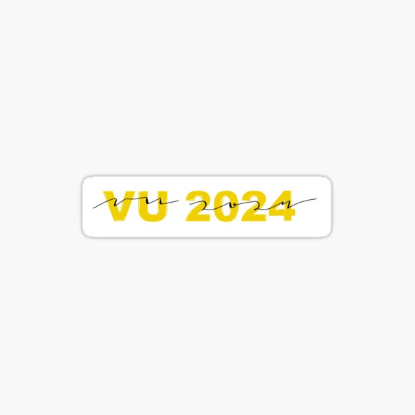 "Vandy 2024" Sticker by owhitty Redbubble