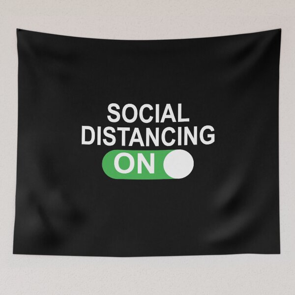 Item preview, Social Distancing Mode On - Social Distancing designed and sold by thehafdesigner.