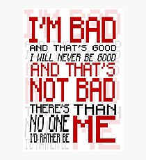 Bad Anon - Wreck-it Ralph Photographic Print