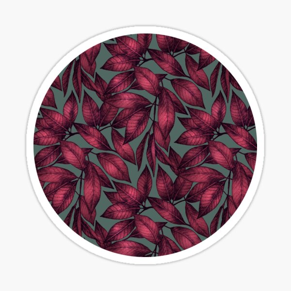Item preview, Opulent Maroon Red Leaves  designed and sold by Perrin Le Feuvre.
