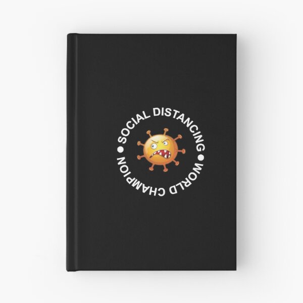 Item preview, Social Distancing World Champion Funny Introvert Virus T-Shirt designed and sold by thehafdesigner.