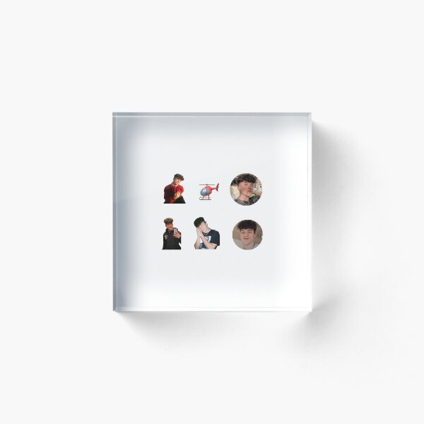 Tony Lopez sticker pack Acrylic Block
