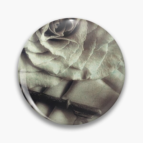 Item preview, Faded Rose and Old Key Vintage Style Modern Country Cottage Art A130 designed and sold by byNicol.