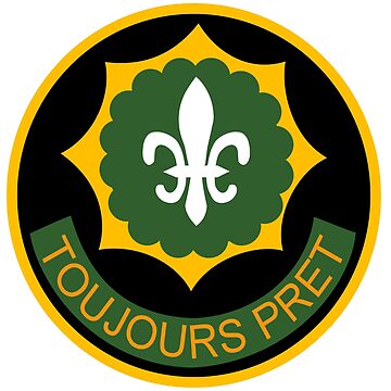 Artwork thumbnail, 2nd Armored Cavalry - Toujours Pret by MilitaryVetShop