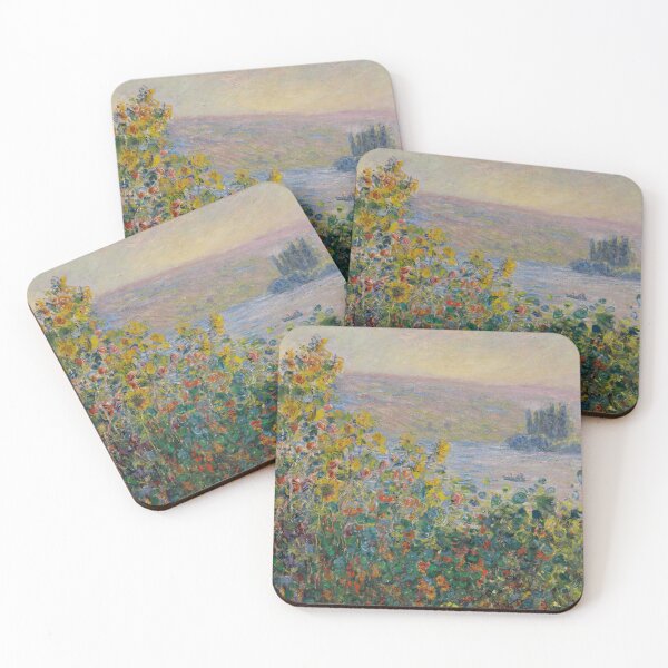 Item preview, Flower Beds at Vétheuil, Claude Monet designed and sold by fourretout.